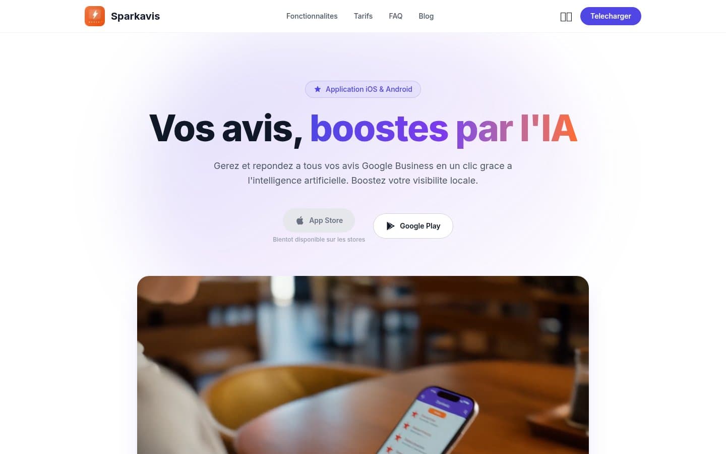 Aperçu du projet Sparkavis