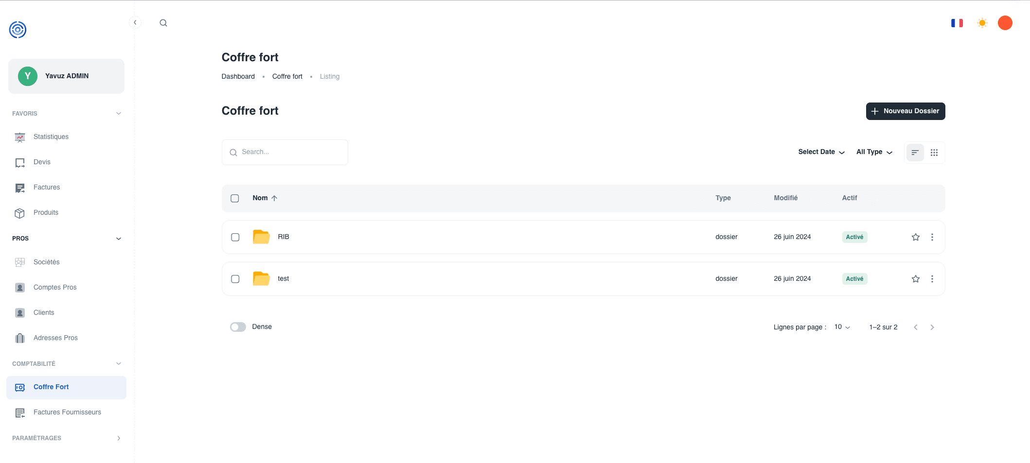 Application web métier Drylead pour PME