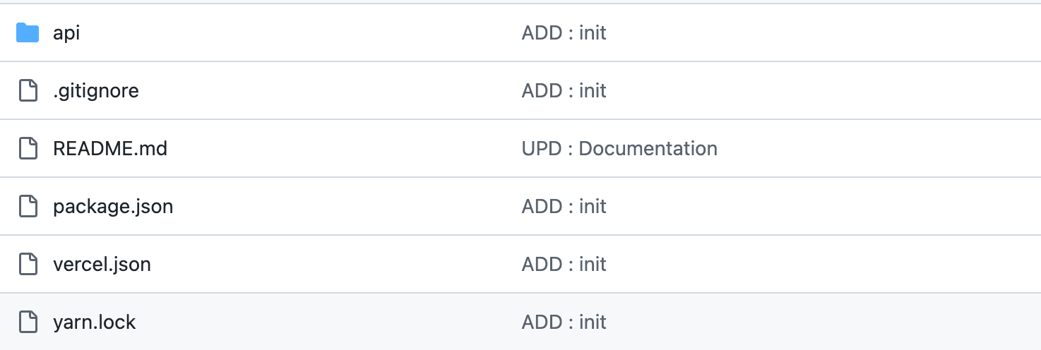 Structure de dossiers d'un projet API Next.js Express