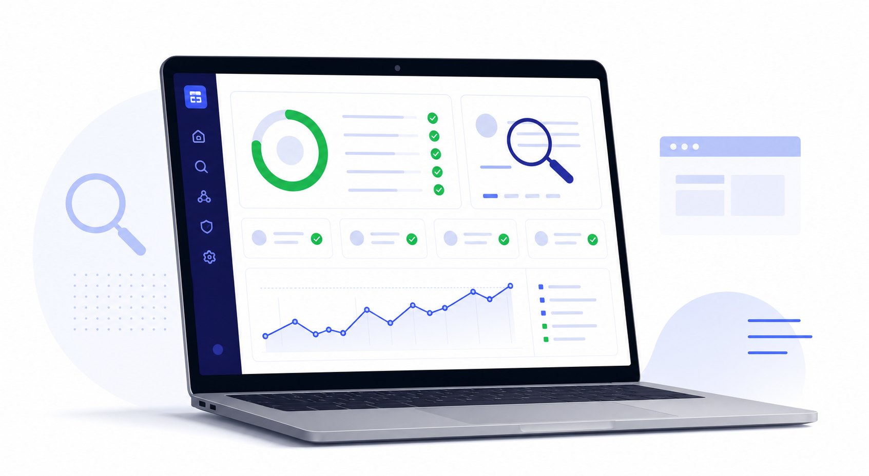 Audit SEO technique : tableau de bord d'indexation, performance et positions Google